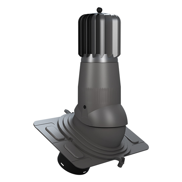 UNIVERSAL EVO ventilācijas izvads ar mehānisko ventilatoru 150d - Grafīts